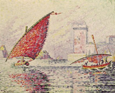 Fort Saint-Jean, Marseille, 1907 door Paul Signac